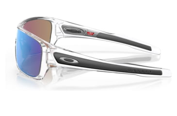 Image of Oakley OO9307 Turbine Rotor Sunglasses - Mens, Polished Clear Frame, Prizm Sapphire Lens, 32, OO9307-930729-32