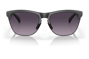Image of Oakley OO9374 Frogskins Lite Sunglasses - Mens, Matte Black Frame, Prizm Grey Gradient Lens, 63, OO9374-937449-63
