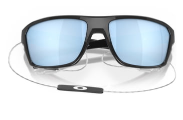 Image of Oakley OO9416 Split Shot Sunglasses - Mens, Black Ink Frame, Prizm Deep Water Polarized Lens, 64, OO9416-941635-64