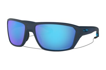 Image of Oakley SPLIT SHOT OO9416 Sunglasses 941604-64 - Matte Translucent Blue Frame, Prizm Sapphire Polarized Lenses