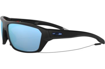 Image of Oakley SPLIT SHOT OO9416 Sunglasses 941606-64 - Matte Black Frame, Prizm Deep H2o Polarized Lenses