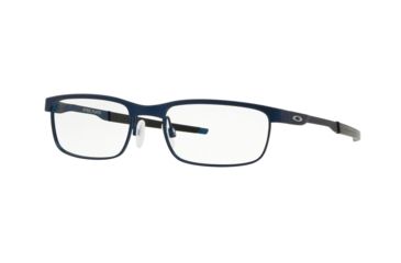 Image of Oakley Steel Plate OX3222 Eyeglass Frames 322203-56 - Powder Midnight