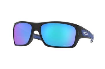 Image of Oakley Turbine Sunglasses - Men's, Black Ink Frame, Prizm Sapphire 63 mm Lenses, OO9263-926356-63