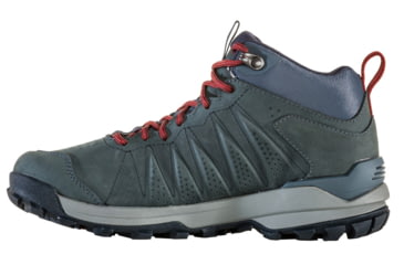 Image of Oboz Sypes Mid Leather B-DRY Hiking Shoes - Womens, Slate, 5.5, Medium, 77102-Slate-Medium-5.5