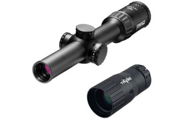 OP Exclusive - Steiner T5Xi 1-5x24mm Rapid Dot 7.62 30mm, Matte Black, 30mm 5102 w/ Trybe Optics Enhancer - Magnification Doubler