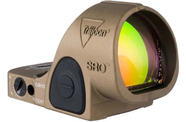 Image of OPMOD Trijicon SRO Sight Adjustable LED 5.0 MOA Red Dot, Coyote Brown, 2500022
