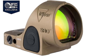 Image of OPMOD Trijicon SRO Sight Adjustable LED 5.0 MOA Red Dot, Coyote Brown