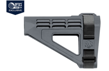 Image of OpticsPlanet Exclusive SB Tactical SBM4 Pistol Stabilizing Brace w/ Logo, Grey, SBM4-03-SB