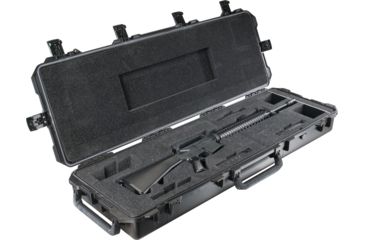 Image of Pelican Storm Cases iM3200 Dry Box w/Wheels, 44x14x6in Interior, Black, Solid Foam iM3200-00001