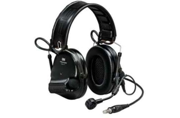 PELTOR 3M, SwatTac VI NIB Headset, Single DL, Headband And ARC, 915 Mhz, Black, MT20H682FB-47N SVS