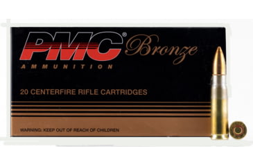 PMC 762A Bronze 7.62x39mm 123 Gr Full Metal Jacket (FMJ) - 20 Rounds, 20, FMJ