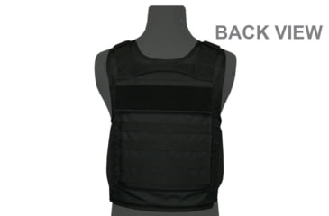 Image of Premier Body Armor Eagle Tactical Vest w/ Level IIIA Soft Panels, Black, Medium, EAGLE-Black-M