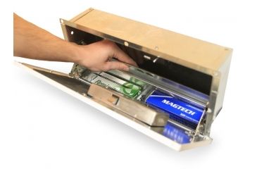 Image of QuickSafes Quick Vent Safe Plus, w/Rfid Locking System, Secret Compartment, White Grill QVSXL