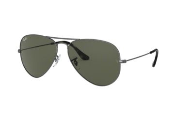 Image of Ray-Ban Aviator Large Metal Sunglasses RB3025 919031-55 - , Green Lenses