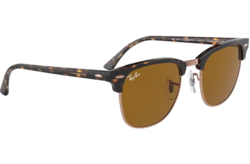 Image of Ray-Ban Clubmaster Sunglasses RB3016 130933-49 - , B-15 Brown Lenses