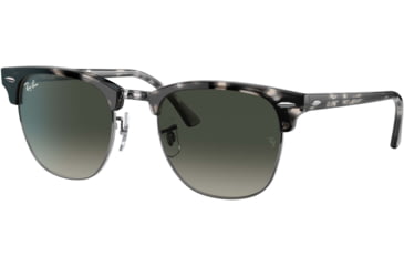 Image of Ray-Ban Clubmaster RB3016 Sunglasses, Gray Havana, 49, RB3016-133671-49