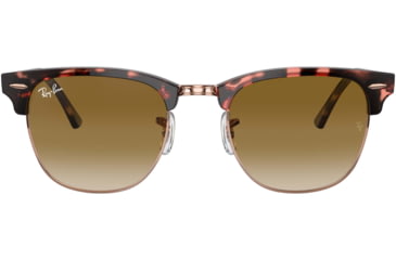 Image of Ray-Ban Clubmaster Sunglasses RB3016 133751-49 - , Clear Gradient Brown Lenses