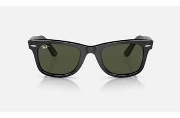 Image of Ray-Ban Original Wayfarer Sunglasses, Black Frame, Green Lens, Bio-Acetate, 50, RB2140-135831-50