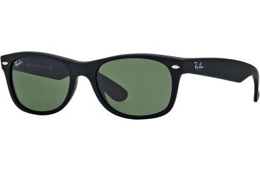 Image of Ray-Ban RB 2132 Sunglasses Styles - Black Rubber Frame / Crystal Green 52 mm Diameter Lenses, 622-5218
