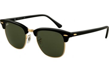 Image of Ray-Ban RB 3016 Sunglasses - Ebony/Arista Crystal Green Frame / 51 mm Diameter Lenses, W0365-5121