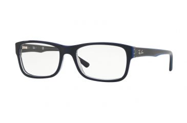 Image of Ray-Ban RX5268 Eyeglass Frames 5815-50 - Grey On Top Blue Frame