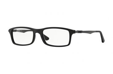 Image of Ray-Ban RX7017 Eyeglass Frames 5196-52 - Matte Black Frame