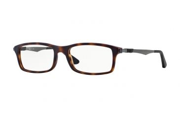 Image of Ray-Ban RX7017 Eyeglass Frames 5200-52 - Matte Havana Frame