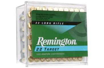 Remington 22 Target .22 Long Rifle 40 Grain Round Nose Brass Cased Rimfire Ammunition