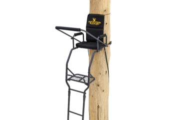 Image of Rivers Edge Treestands Deluxe Ladder Stand, Black RE647