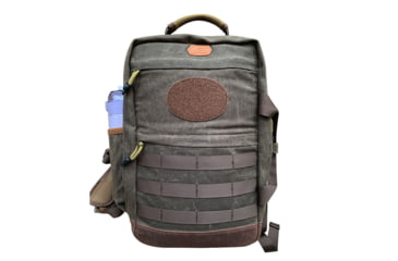 Roaring Fire Dagen Waxed Canvas Backpack, Rustic Brown, 15.75x11.8x3.94 inch, RF-Wax Pack-OD