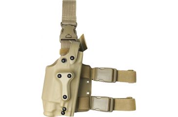 Safariland 6035 SLS Military Tactical Holster w/Q.R., Beretta 92F/M9 Rails or No Rails w/ITI Mount For Most Lights or Laser Combo, STX Flat Dark Earth, Right Hand, 6035-7312-551