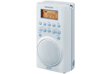 Image of Sangean AM / FM / WX Waterproof Weather Alert Shower Radio, Sky Blue, SG-100