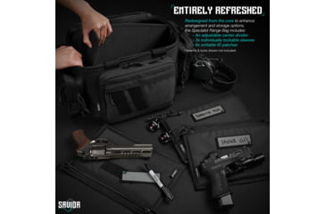 Image of Savior Equipment Specialist Pistol Range Bag, Black, RA-3GUN-WS-BK