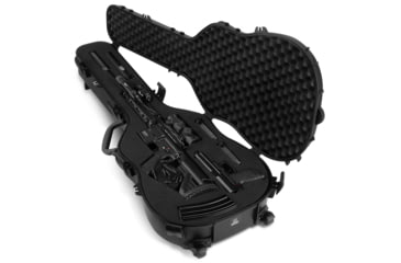 Image of Savior Equipment Ultimate Guitar Single Rifle Case, Black, 45in H x 17in L x 5in W, RC-GT-ACOUSTIC-BK