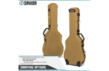 Image of Savior Equipment Ultimate Guitar Single Rifle Case, Dark FDE, RC-GT-ACOUSTIC-TN