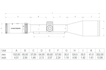 Image of Schmidt &amp; Bender 3-12x50 Klassik Rifle Scope, 30 mm Tube, First Focal Plane, L3 Reticle, 1cm cw Klassik CT / Klassik CT, Black, 644-811-482-05-05A02