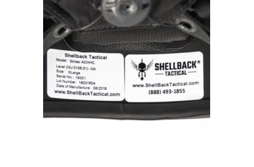 Image of Shellback Tactical Level IIIA Spec Ops ACH High Cut Ballistic Helmet, Black, Extra Large, SBT-SO501HC-BK-XL