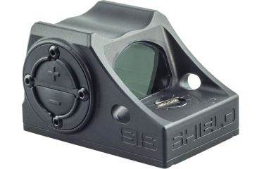 Image of Shield Sights Switchable Interface Red Dot Sight, Bullet Drop, Black, 2x1.5x1.25 in SIS-BD
