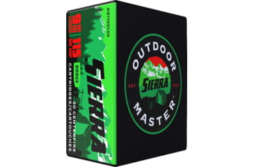 Sierra Outdoor Master 9mm Luger 115 Grain Jacketed Hollow Point Brass Cased Rifle Ammunition Up to 52% Off