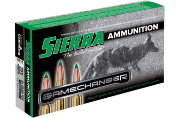 Sierra GameChanger .223 Remington 64 Grain, Sierra Tipped GameKing Brass Cased Centerfire Rifle Ammunition