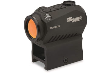 SIG SAUER Romeo5 1x20mm Compact Red Dot Sight Optimized for TREAD, 2 MOA Red Dot, 0.5 MOA ADJ, M1913, TREAD LOGO, Black, SOR52010