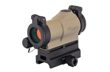 Image of SIG SAUER OPMOD ROMEO7S Compact Red Dot Sight, 1x22mm, 2 MOA Red Dot, 0.5 MOA Adj, M1913, FDE, SOR75021