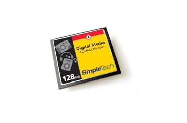 Image of SimpleTech Compact Flash 128MB Card