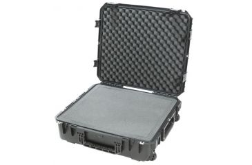 Image of SKB Cases I Series Injection Molded Watertight &amp; Dust Proof Case,Cubed Foam, Black, 24in x 21in x 7in 3I-2421-7B-C