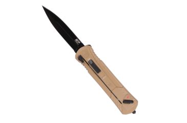 Image of Smith &amp; Wesson M&amp;P Out The Front Spear 3.5in Assisted Opening Folding Knives, Flat Dark Earth, 1084315