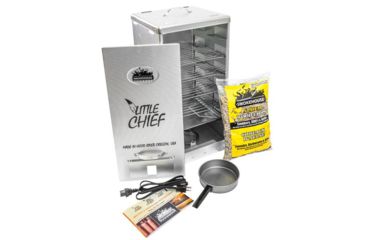 Image of Smokehouse Product Little Chief Electric 25lb. Cap. Smoker, Silver, Front Load, 25lb Capacity 101850
