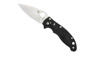 Image of Spyderco Manix2 Black FRCP PlainEdge Folding Knife C101PBK2