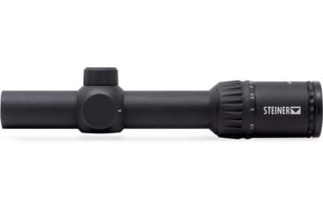 Image of Steiner P4Xi Rifle Scope, 1-4x24mm, 30mm Tube, Second Focal Plane, G1 Reticle, Matte, Black, 5204