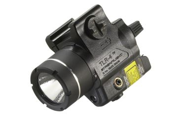 Image of Streamlight TLR-4 Rail Mounted Laser Sight and Flashlight w/Rail Keys and Battery, CR2 Lithium, USP Compact Only, Red, 170 Lumens, Black, 69240