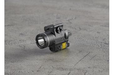 Image of Streamlight TLR-4 Rail Mounted Laser Sight and Flashlight w/Rail Keys and Battery, CR2 Lithium, USP Compact Only, Red, 170 Lumens, Black, 69240